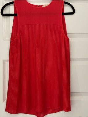 Michael Kors women's red/orange Sleeveless top Size XS